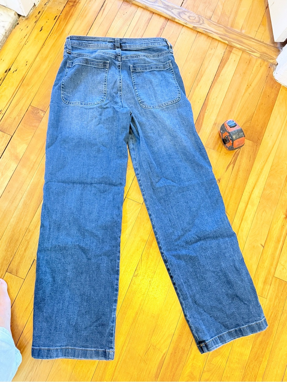 REgeneration Celebrity Pink Wide Leg Jeans Size 3/26 Porkchop Pocket Denim - Picture 5 of 5
